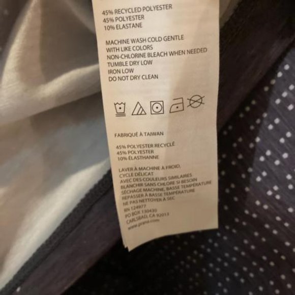 Prana NWT Charcoal Sanna Dress Womens Small New - Picture 9 of 9